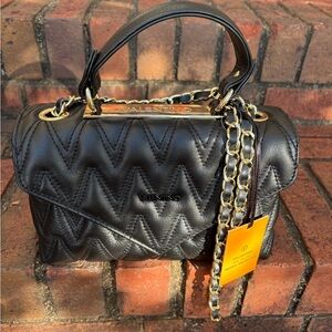 NWT Valentino by Mario Valentino Lynn Quilted Leather Top Handle Bag